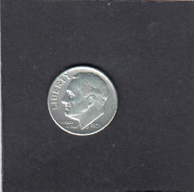 Beschrijving: 1 Dime ROOSEVELT